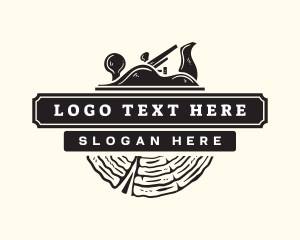 Tradesman - Woodwork Lumberjack  Wood Planer logo design