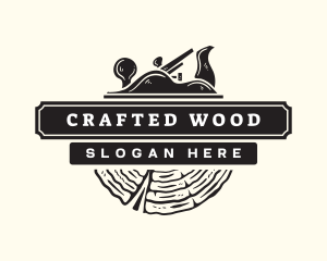 Joinery - Woodwork Lumberjack  Wood Planer logo design