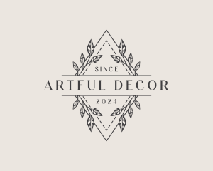 Floral Plant Decor logo design