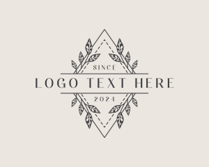 Floral Plant Decor Logo