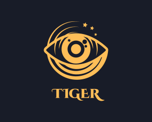 Yellow - Yellow Hypnotizing Eyes logo design