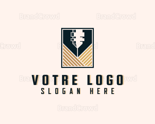 Laser Machine Engraving Logo