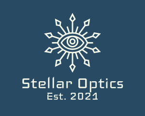 Sun Astrological Eye  logo design