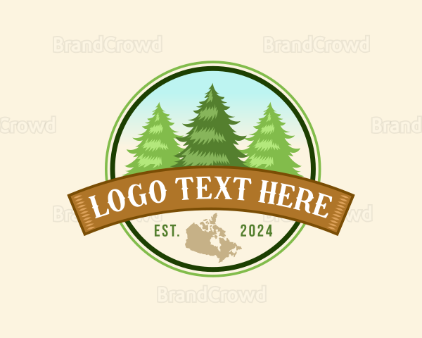 Pine Tree Forest Logo