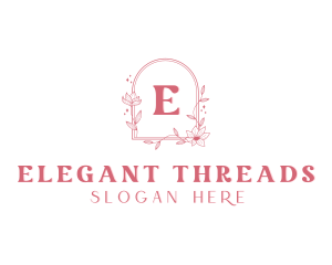 Floral Wedding Stylist logo design