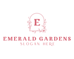 Floral Wedding Stylist logo design