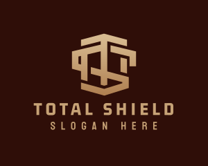 Defense Security Shield logo design