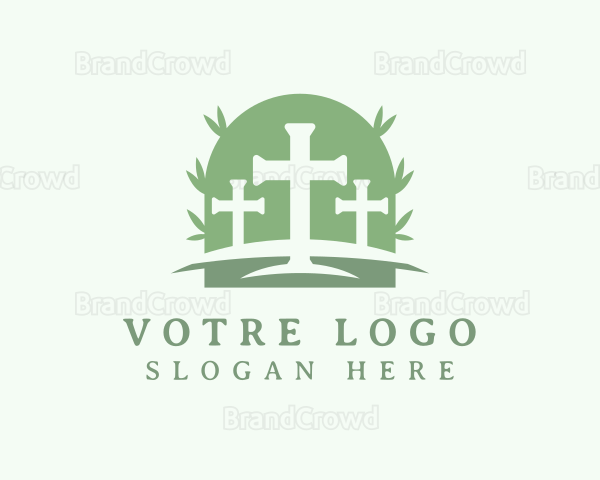 Catholic Christian Cross Logo