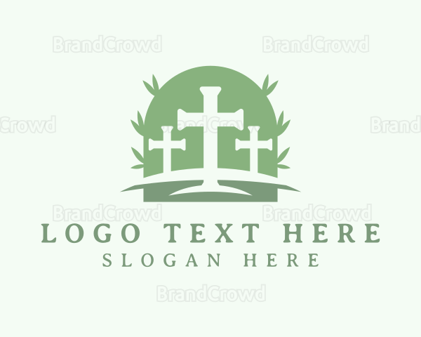 Catholic Christian Cross Logo