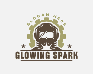 Industrial Welding Machinist logo design