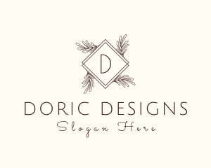 Elegant Flower Diamond logo design