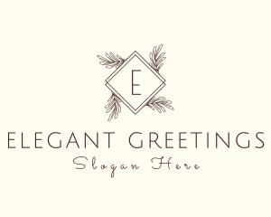 Elegant Flower Diamond logo design