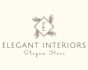 Elegant Flower Diamond logo design