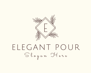 Elegant Flower Diamond logo design