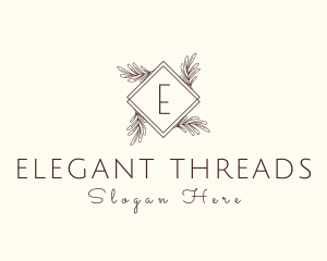 Elegant Flower Diamond logo design