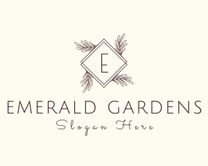 Elegant Flower Diamond logo design