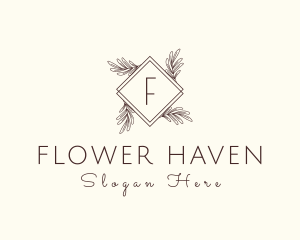 Elegant Flower Diamond logo design