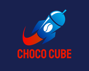 Cup - Coffee Rocket Launch logo design