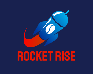 Coffee Rocket Launch logo design