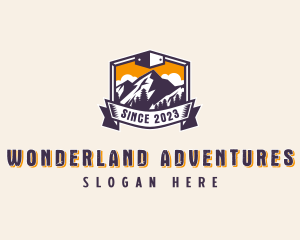 Forest Mountain Adventure logo design