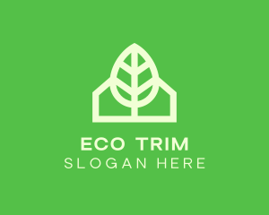 Eco House Garden Cabin logo design