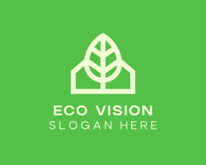 Eco House Garden Cabin logo design