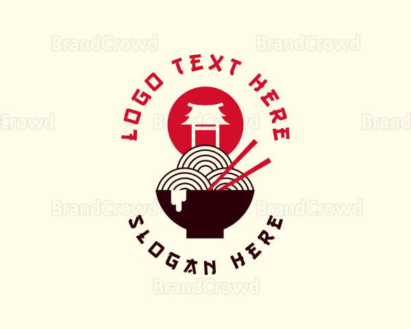 Oriental Noodles Cuisine Logo