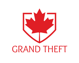 Canada - Red Canadian Shield logo design