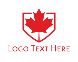 Red Canadian Shield Logo