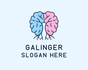 Neurological - Brain Tree Mental Health logo design