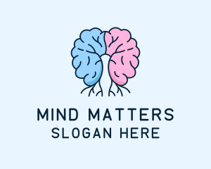 Neurological - Brain Tree Mental Health logo design
