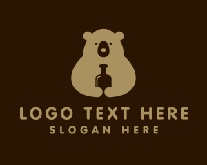 Lounge - Liquor Drink Bear logo design