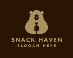 Liquor Drink Bear logo design