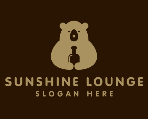 Liquor Drink Bear logo design