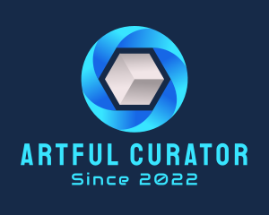 Digital Media Cube logo design