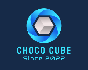 Digital Media Cube logo design
