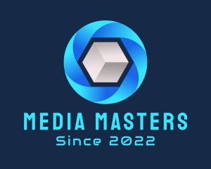 Media - Digital Media Cube logo design