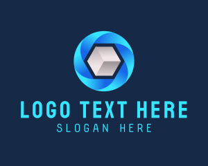 Digital Media Cube logo design