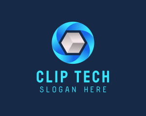 Digital Media Cube logo design