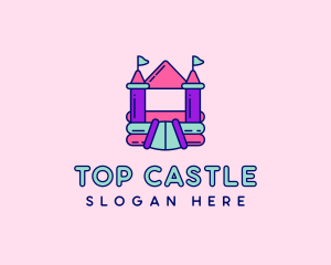 Inflatable Princess Castle logo design