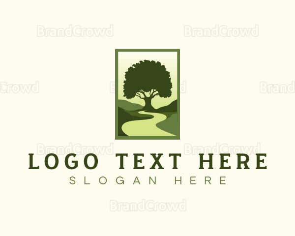 Tree Path Nature Logo