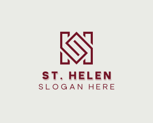 Consulting Business Letter SH logo design