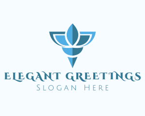 Elegant Blue Shell logo design