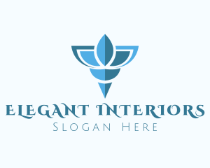 Elegant Blue Shell logo design