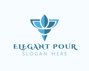 Elegant Blue Shell logo design