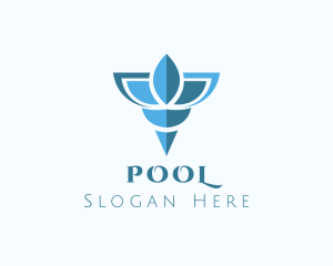 Resort - Elegant Blue Shell logo design