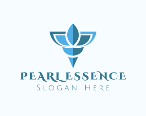 Pearl - Elegant Blue Shell logo design