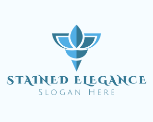 Elegant Blue Shell logo design