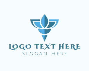 Souvenir - Elegant Blue Shell logo design
