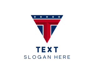 Patriot Politics Letter T logo design